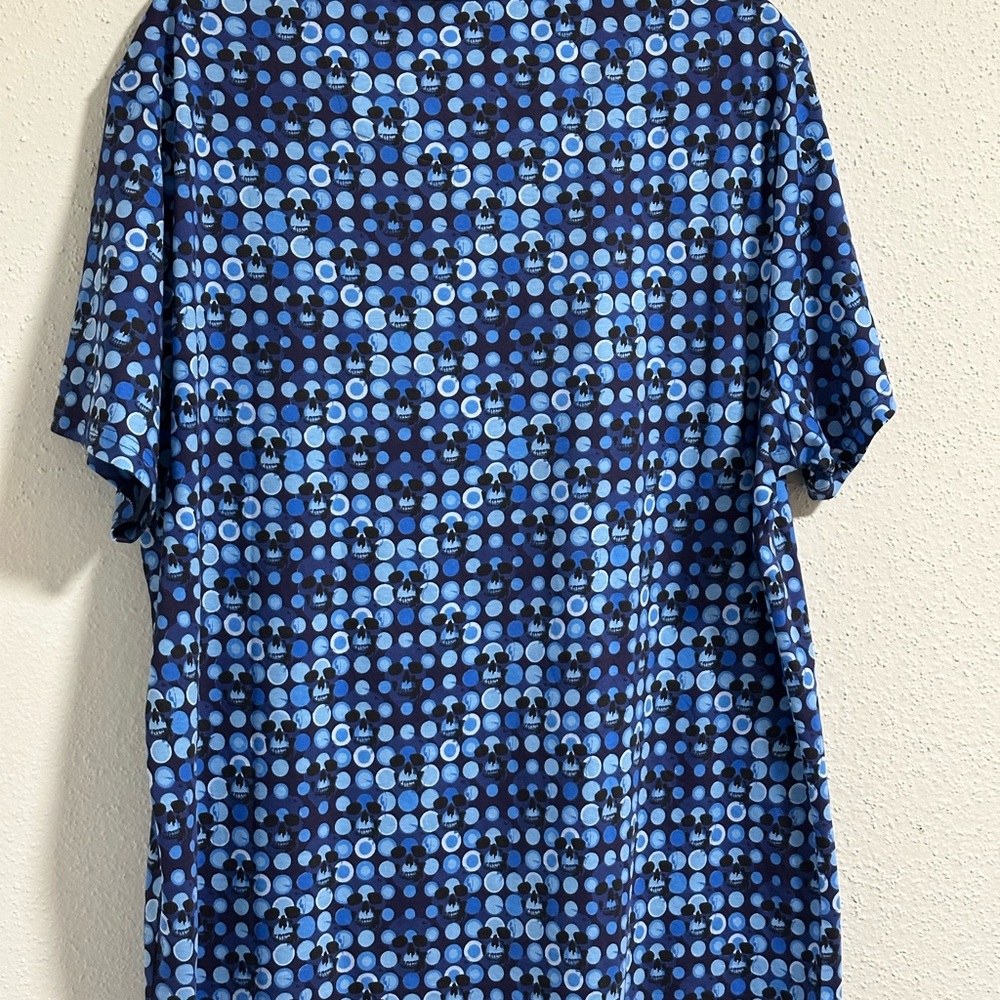 Robert Graham Blue Geometric skull T-shirt Size XL $128 new. this is preowned - Picture 11 of 13